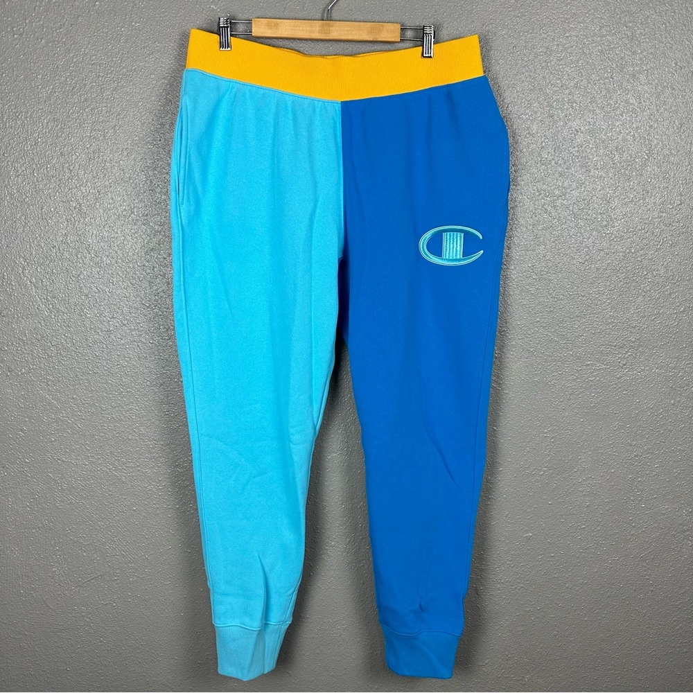 Champion Reverse Weave Color Block Joggers Men’s … - image 1